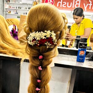 Haldi/Mehandi Hair Style